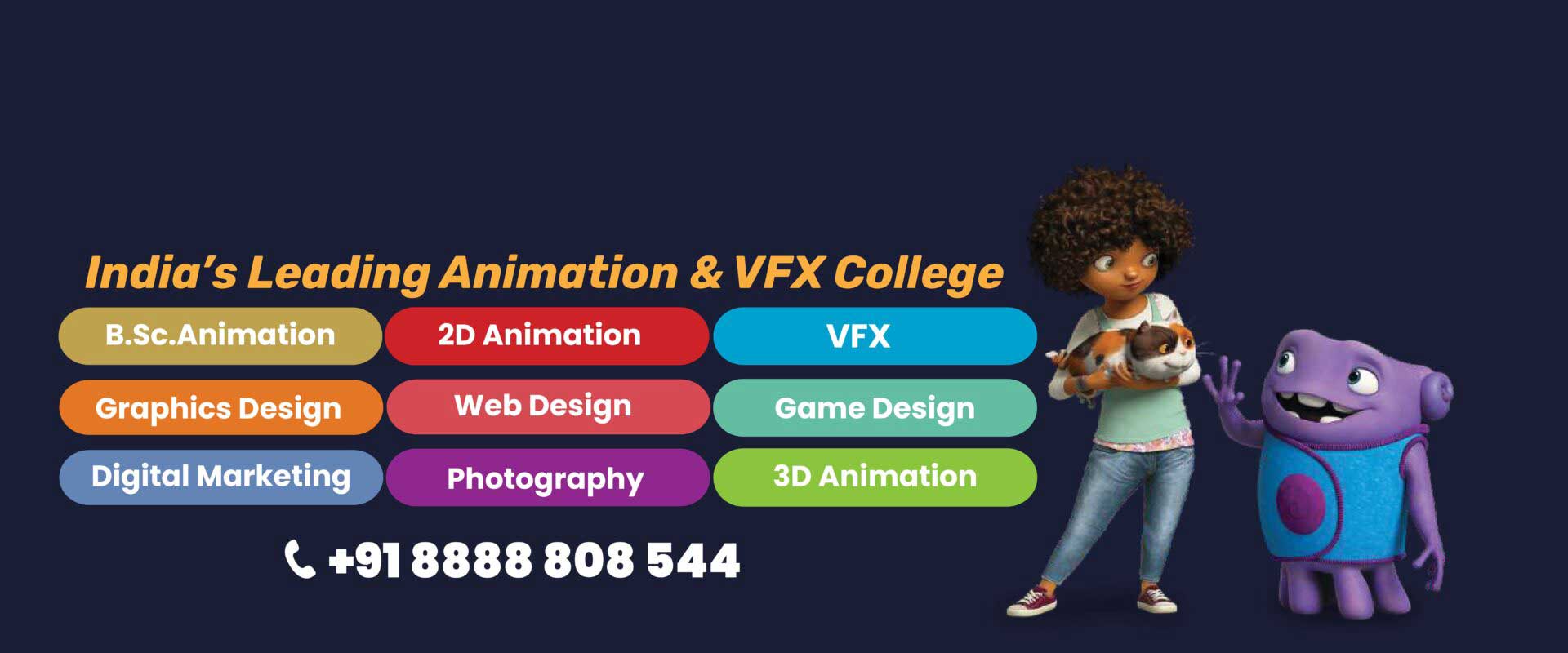 Best Animation & VFX College in Pune | BSc Animation College