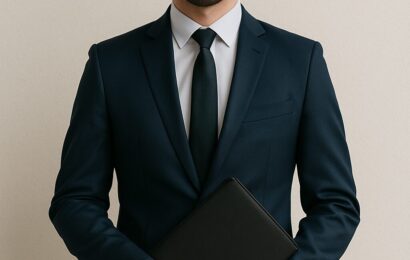 person in formal dress ready for 3d or vfx interview