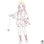 Anas Alam Character line-art