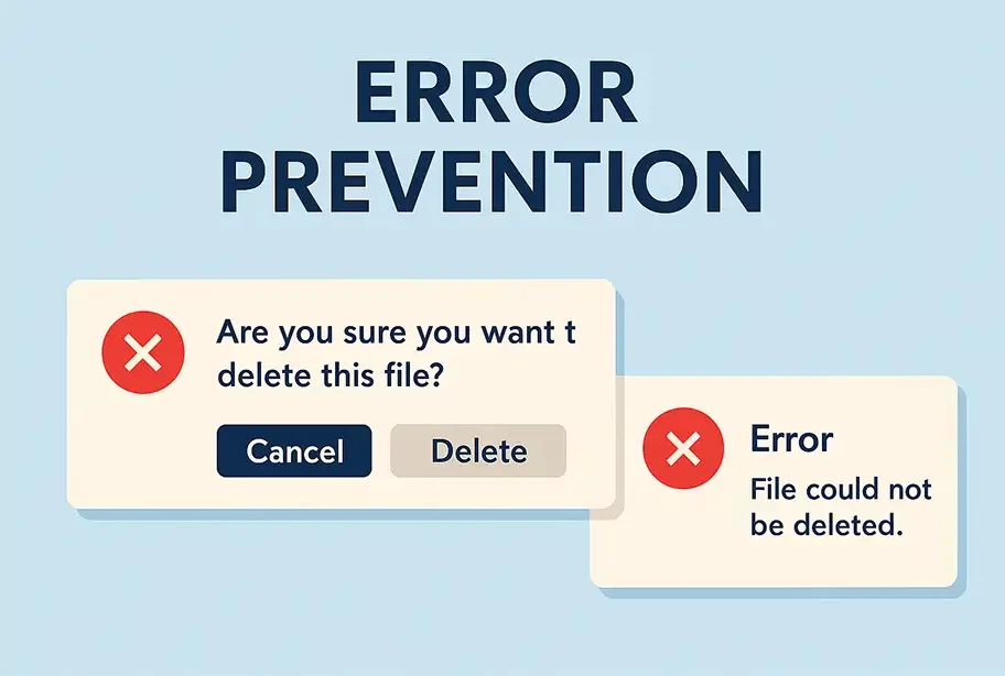 error prevention heuristic evalution in ux research